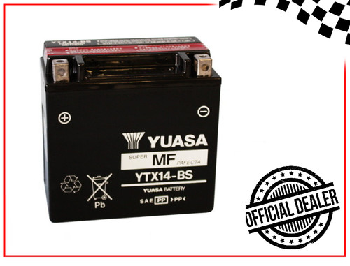 Batteria yuasa ytx14 - yuasa, per