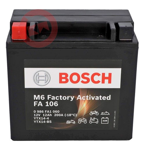Batteria bosch ytx14 suzuki - batteria, ytx14-bs
